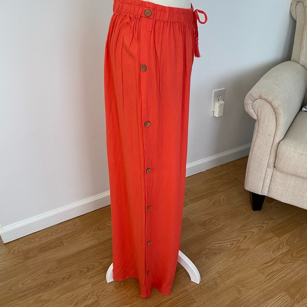 WOMEN’S ORANGE COVER UP PANTS SIZE M - Picture 4 of 6